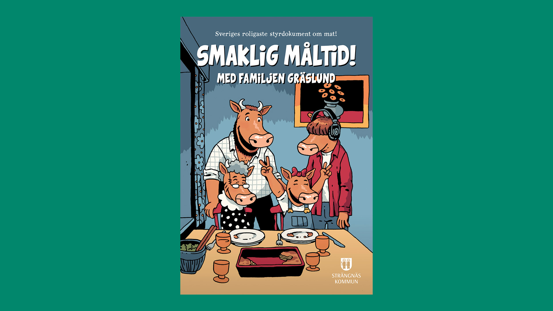 Framsida av serietidningen Smaklig måltid.