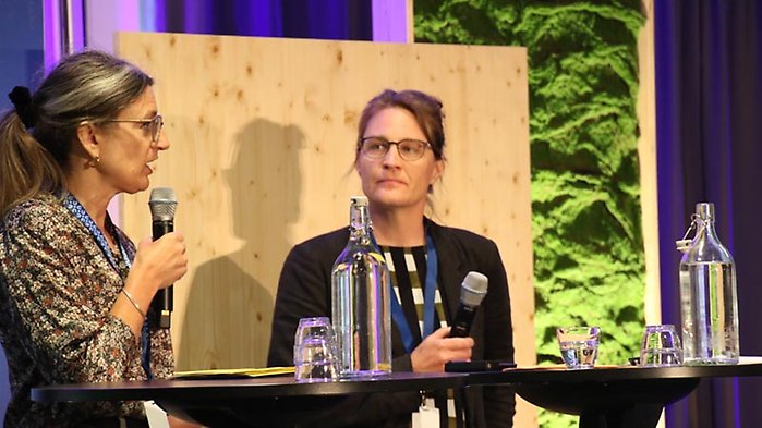 Åsa Wolgast Broberg och Emma Svensson.