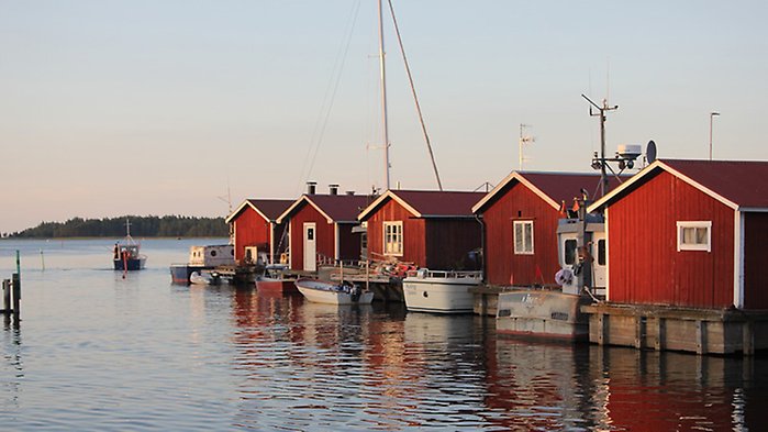 Hus vid Vänern.